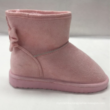 Bow in back 2019 winter footwear children girls snow boots kids shoes